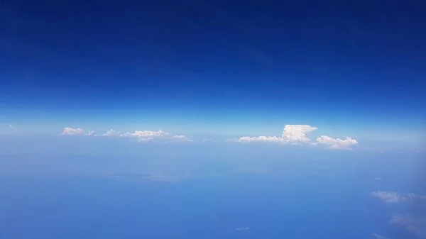 Luchtlandschap Gefotografeerd Vanuit Een Vliegtuig Dat Van Bilbao Naar Istanbul — Stockfoto