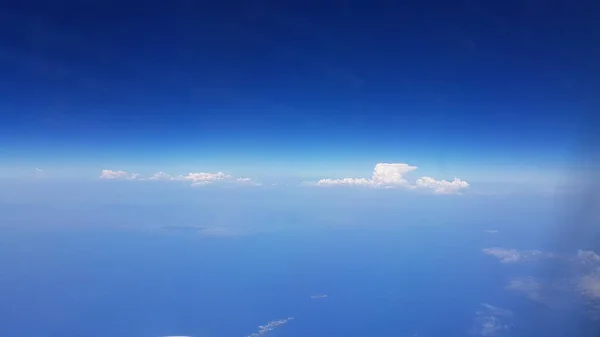 Воздушный Пейзаж Сфотографирован Самолета Который Летел Бильбао Стамбул — стоковое фото