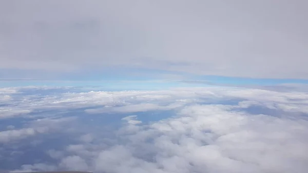 Εναέρια Τοπίο Φωτογραφήθηκε Από Ένα Αεροπλάνο Που Πέταξε Από Μπιλμπάο — Φωτογραφία Αρχείου