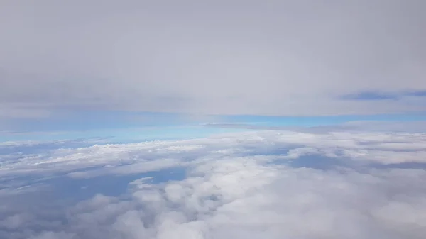 Luchtlandschap Gefotografeerd Vanuit Een Vliegtuig Dat Van Bilbao Naar Istanbul — Stockfoto