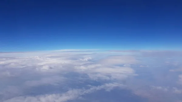 Luchtlandschap Gefotografeerd Vanuit Een Vliegtuig Dat Van Bilbao Naar Istanbul — Stockfoto