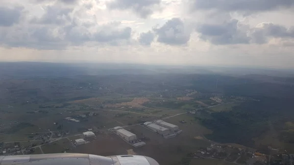 Vistas Aéreas Cerca Del Aeropuerto Estambul Turquía — Foto de Stock