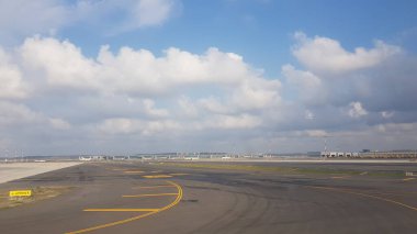 İstanbul, Türkiye, 28 Haziran 2019: İstanbul havaalanının yapım aşamasındaki görüntüsü