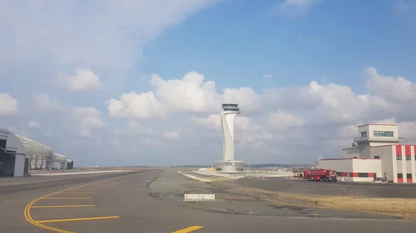 Estambul Turquía Junio 2019 Vistas Del Aeropuerto Estambul Construcción Desde —  Fotos de Stock