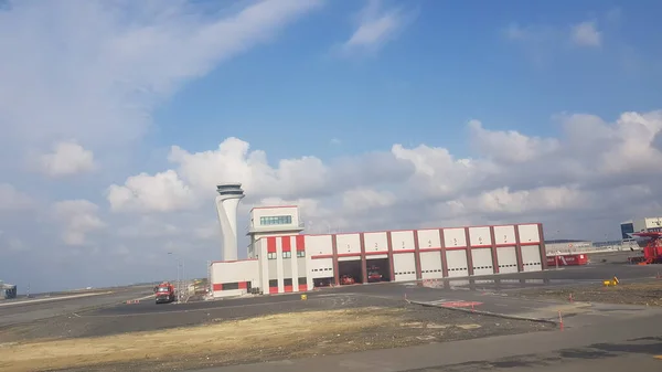 Istanbul Turkije Juni 2019 Uitzicht Luchthaven Van Istanbul Aanbouw Vanuit — Stockfoto