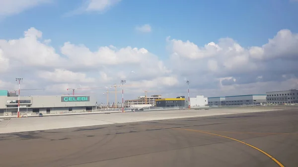 Istambul Turquia Junho 2019 Vista Para Aeroporto Istambul Construção Partir — Fotografia de Stock