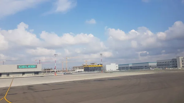 Istambul Turquia Junho 2019 Vista Para Aeroporto Istambul Construção Partir — Fotografia de Stock
