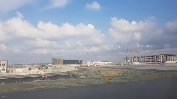 Istanbul Turkije Juni 2019 Uitzicht Luchthaven Van Istanbul Aanbouw Vanuit — Stockfoto