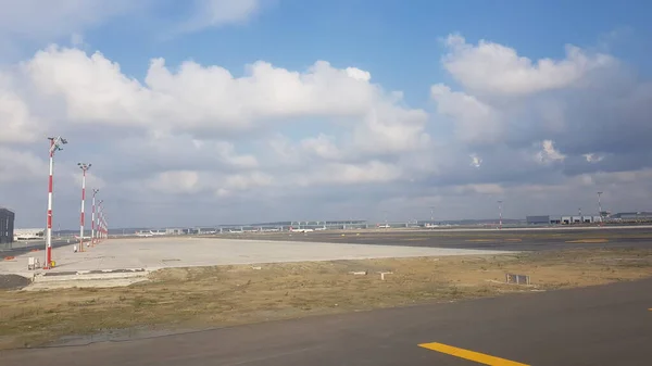 Istanbul Turkije Juni 2019 Uitzicht Luchthaven Van Istanbul Aanbouw Vanuit — Stockfoto