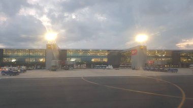 İstanbul, Türkiye, 28 Haziran 2019: İstanbul Havaalanı 'nda uçaklar