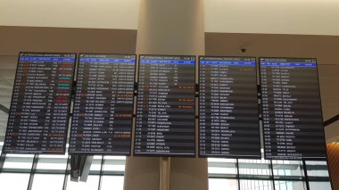 İstanbul, Türkiye, 28 Haziran 2019: İstanbul havaalanı terminalinin kalkış salonu