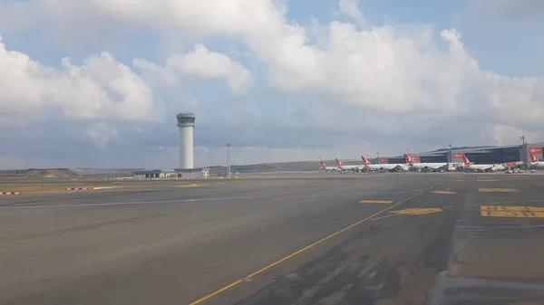 Estambul Turquía Junio 2019 Aviones Aeropuerto Estambul —  Fotos de Stock