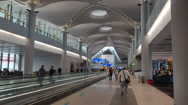 Istanbul Turkey June 2019 Departure Hall Istanbul Airport Terminal — Stock Photo, Image