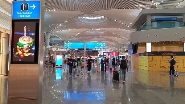 Istanbul Turkey June 2019 Departure Hall Istanbul Airport Terminal — Stock Photo, Image