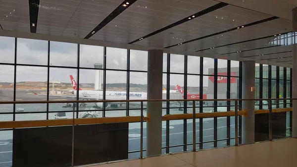 2019年6月28日 土耳其伊斯坦布尔 伊斯坦布尔机场候机楼候机厅 — 图库照片