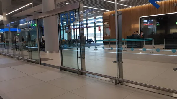 Istanbul Turkiet Juni 2019 Avgångshallen Vid Istanbuls Flygplatsterminal — Stockfoto