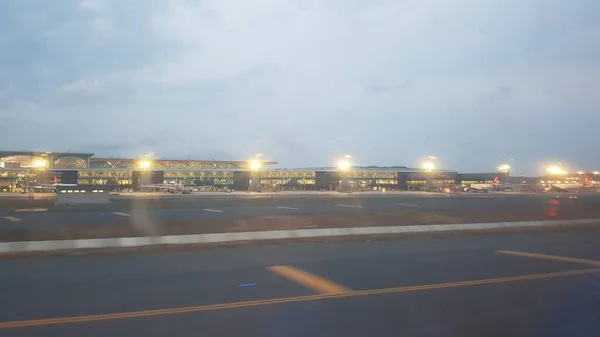 Istanbul Turkey June 2019 Istanbul Airport Dusk — Stock Photo, Image