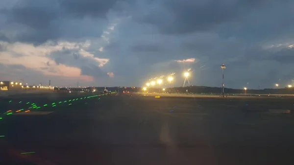 Istanbul Turkey June 2019 Istanbul Airport Dusk — Stock Photo, Image