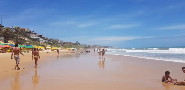 Natal Brasil Febrero 2019 Paisaje Playa Ponta Negra Natal Brasil —  Fotos de Stock