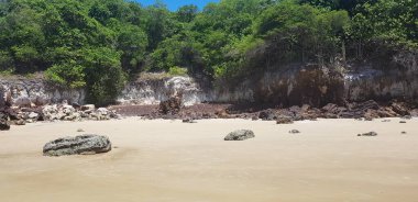 Brezilya, Natal 'daki Ponta Negra plajının manzarası