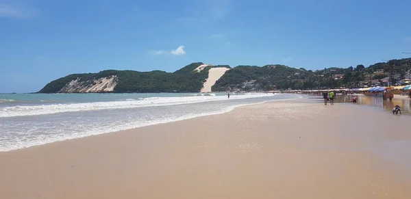 Ponta Negra Beach Och Morro Careca Natal Grande Norte Den — Stockfoto