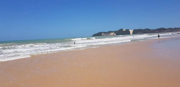 Ponta Negra Beach Morro Careca Natal Grande Norte Febbraio 2019 — Foto Stock