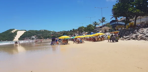 Ponta Negra Beach Morro Careca Natal Grande Norte Febrero 2019 —  Fotos de Stock
