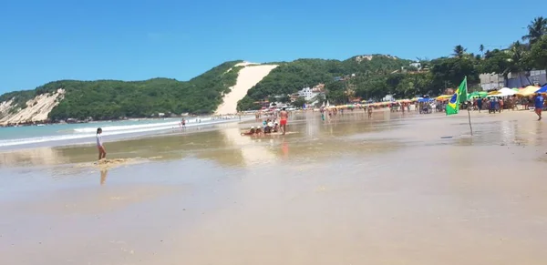 Strand Ponta Negra Und Morro Careca Natal Grande Norte Februar — Stockfoto