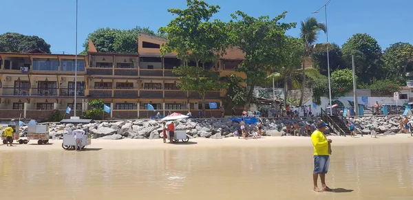 Landschap Van Ponta Negra Strand Natal Brazilië — Stockfoto