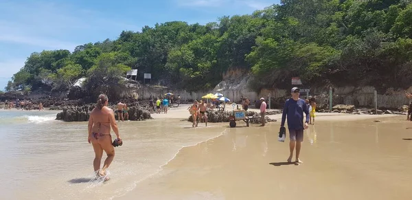 Landschap Van Ponta Negra Strand Natal Brazilië — Stockfoto