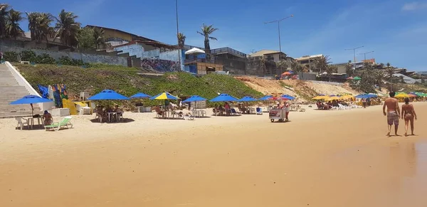 巴西纳塔尔Ponta Negra海滩景观 — 图库照片