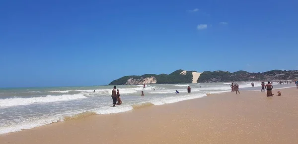 Landskap Ponta Negra Stranden Natal Brasilien — Stockfoto