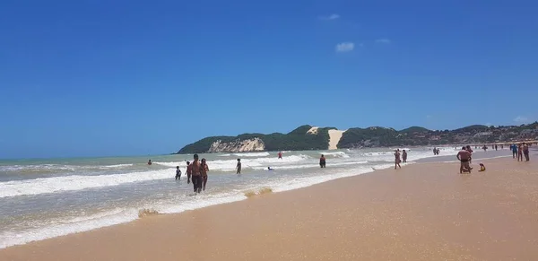 Paisagem Praia Ponta Negra Natal Brasil — Fotografia de Stock
