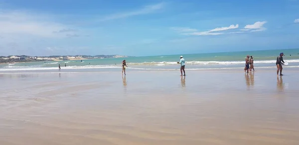 Paesaggio Della Spiaggia Ponta Negra Natal Brasile — Foto Stock