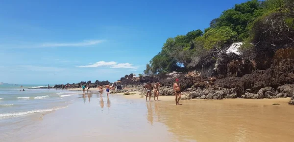 Landschaft Strand Von Ponta Negra Natal Brasilien — Stockfoto