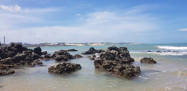 Paisagem Praia Ponta Negra Natal Brasil — Fotografia de Stock