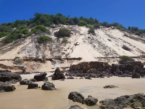 Landschap Van Ponta Negra Strand Natal Brazilië — Stockfoto