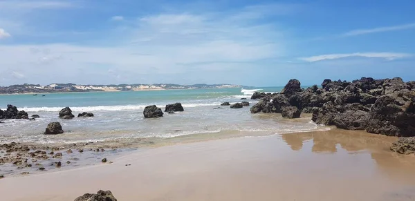 Paisagem Praia Ponta Negra Natal Brasil — Fotografia de Stock