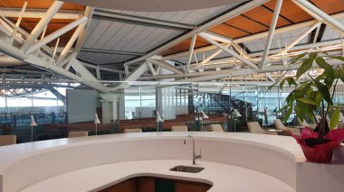 Vancouver, Kanada, 2 Haziran 2019: Kanada Vancouver Havaalanı VIP salonu