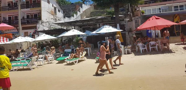 2019年2月9日 巴西纳塔尔 纳塔尔Ponta Negra海滩的销售商 — 图库照片