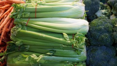 bir Pazar taze sebze