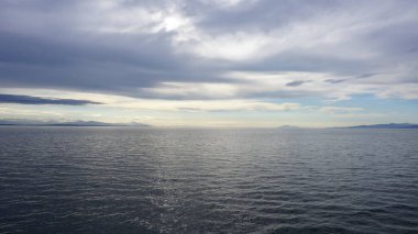 Kanada 'daki bir yolcu gemisinden deniz manzarası