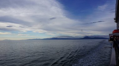 Kanada 'daki bir yolcu gemisinden deniz manzarası