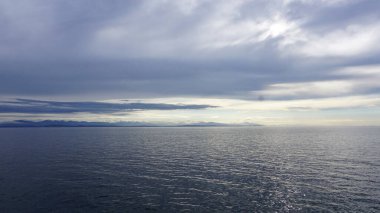 Kanada 'daki bir yolcu gemisinden deniz manzarası
