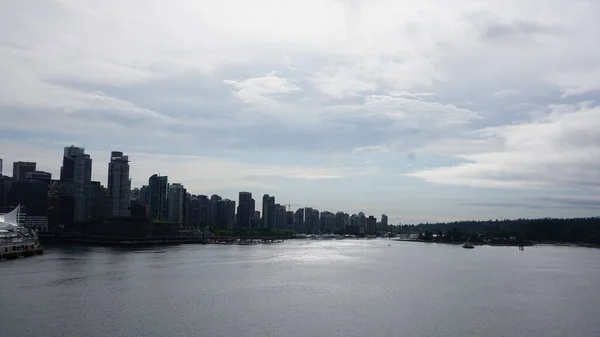 Ciudad Vancouver Skyline Canadá — Foto de Stock