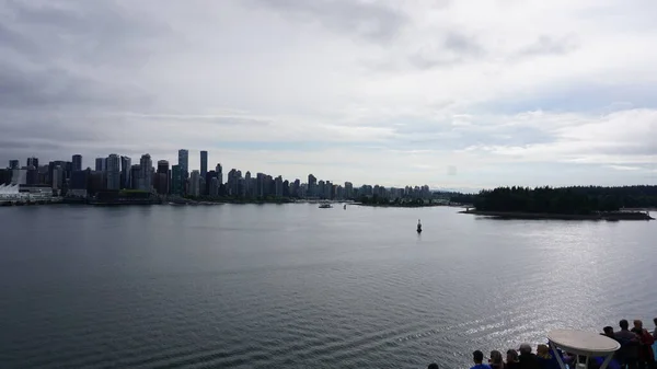 Vancouver Skyline Cidade Canadá — Fotografia de Stock