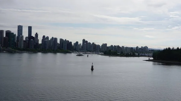 Городской Горизонт Ванкувера Канаде — стоковое фото
