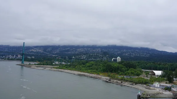 Міст Через Ворота Левів Ванкувері — стокове фото