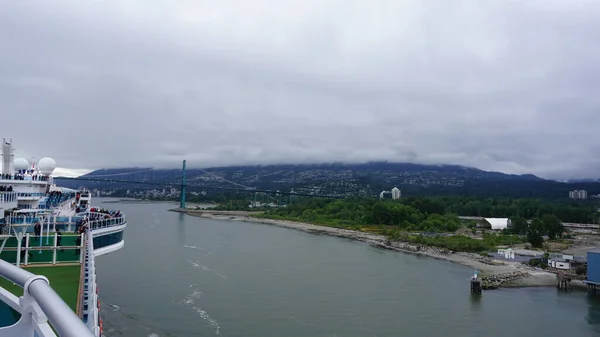 Oroszlánkapu Híd Vancouverben — Stock Fotó