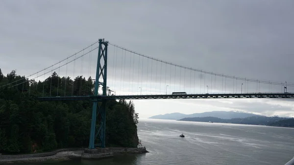 Ponte Portão Dos Leões Vancouver — Fotografia de Stock